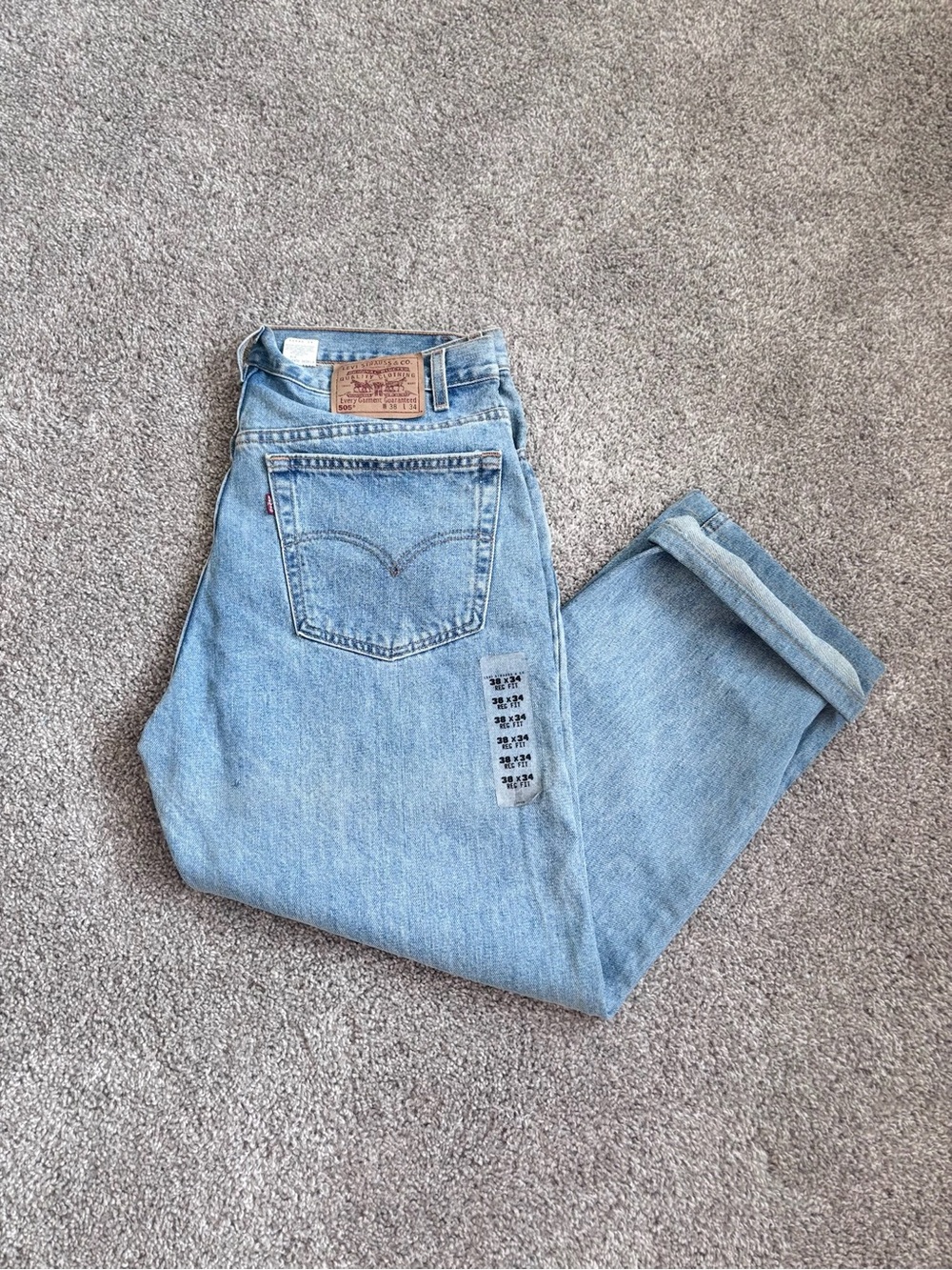 90s DEADSTOCK Levi 505 36x33 Jeans
